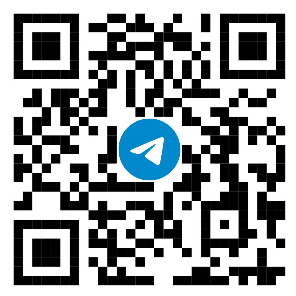 رمز QR للانضمام إلى قناة وظفني على تيليجرام